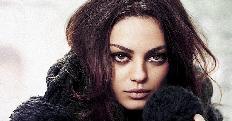 لیستی از زیباترین بازیگران زن سینمای هالیوود| معرفی ۱۰ بازیگر زن جذاب 13 میلا کونیس (Mila Kunis)